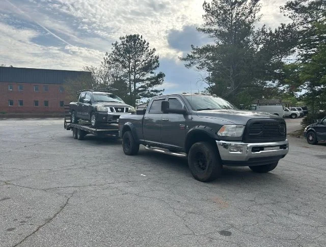 hotshot truck carrying another