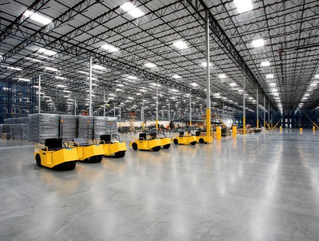 QVC warehouse interior look