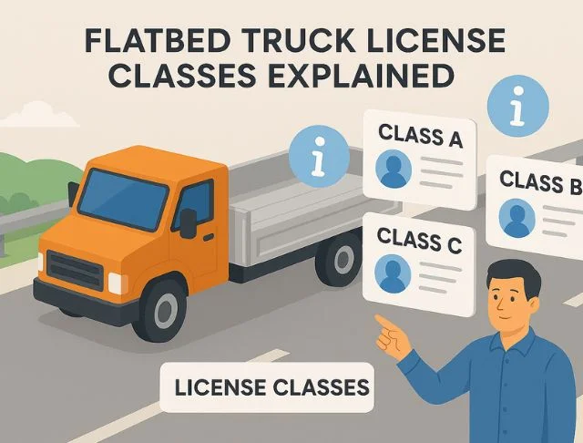 Flatbed Truck License Classes Explained