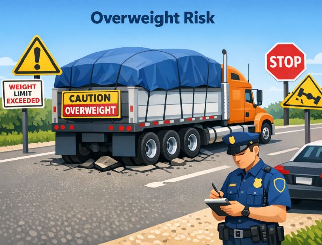 Consequences of Exceeding Semi Truck Weight Limits