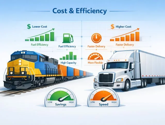 Intermodal vs Truckload Cost and Efficiency Comparison