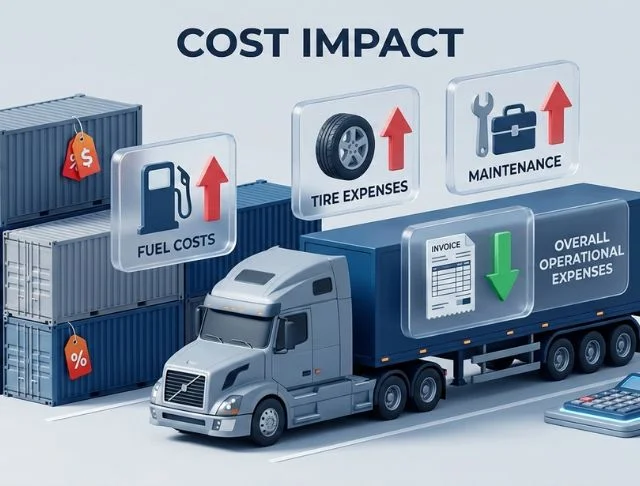 Tariff-Specific Cost Impact on Trucking Operations