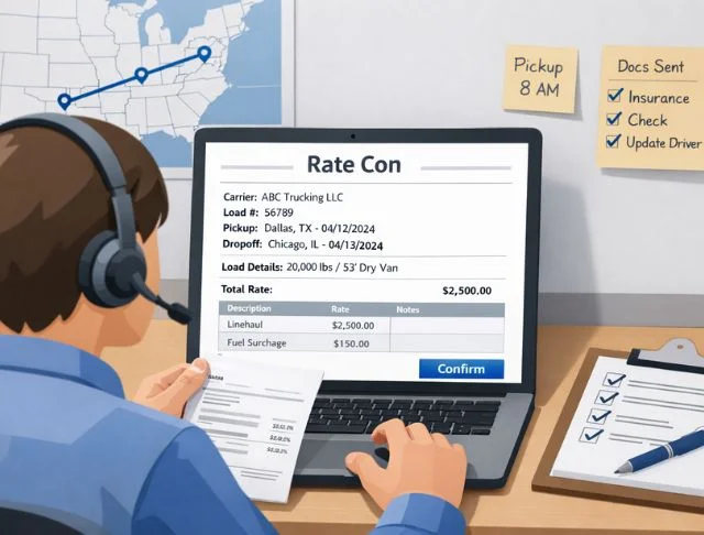 What Is a Rate Confirmation in Trucking