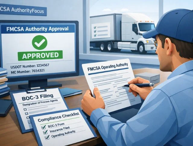 BOC-3 Filing and FMCSA Operating Authority