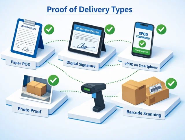 Types of Proof of Delivery