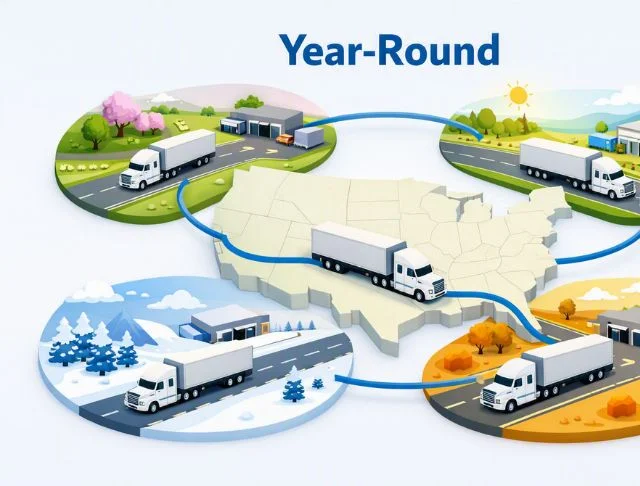 Best States for Regional and Long-Haul Truck Drivers
