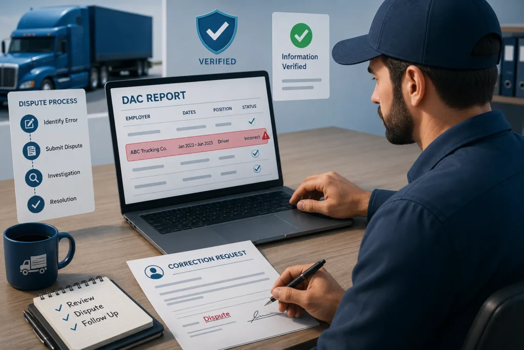 How to Dispute Errors on a DAC Report